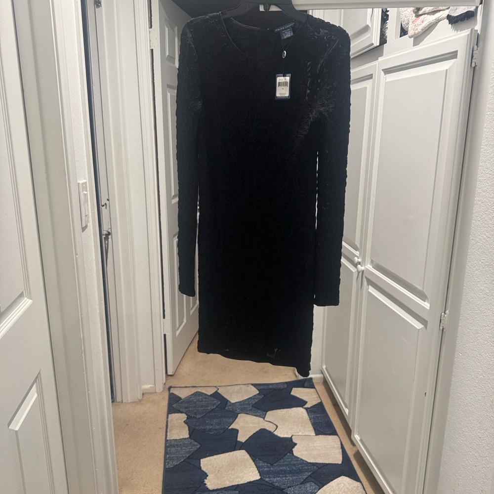 Ralph Lauren Black Long Sleeve Dress